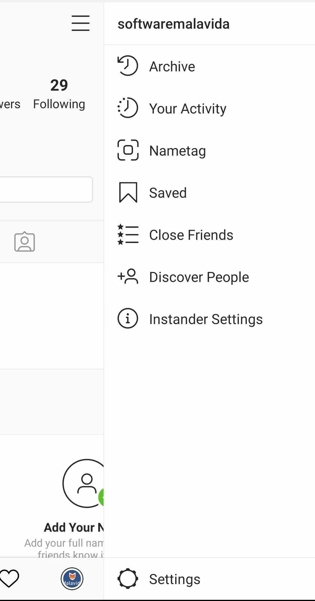Instander – screenshot 1